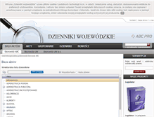 Tablet Screenshot of dziennikiwojewodzkie.pl